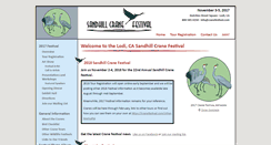 Desktop Screenshot of cranefestival.com