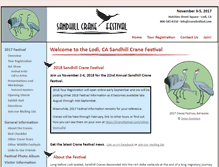 Tablet Screenshot of cranefestival.com